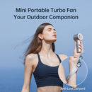 JISULIFE Handheld Fan Pro Series - Extreme Cooling Output: 1-100 Speed Scroll Wheel, Metal Body, Digital Display, 1.5H Fast Charge, 5000mAh-Portable Fan for Travel Outdoor, Gifts for Women Men(Brown) by TinyTreasures Baby Boutique