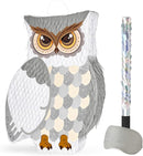 WERNNSAI Night Owl Piñata - Owl Wicked Pinata Hanging Woodland Forest Party Decorations for Kids Birthday Animal Shower Party Game Favor, with Blindfold and Bat by TinyTreasures Baby Boutique