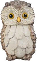 Guichifun Owl Statue Home Decor Accents - Cute Owl Figurines for Shelf Bookshelf TV Stand Décor Bedroom Office Decorations Ideal Gift for Owl Lovers 5 x 5 x 8 Inch by CozyNest Decor