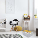Welaxy Storage Baskets Collapsible Felt Storage bin Foldable Shelf Drawers Organizers for Kids Pet Toys magazine Books Clothes Closet Cabinet decluttering (Curry x 3) by TinyTreasures Baby Boutique