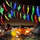 21FT [ 8 Modes & Timer ] Chili Pepper String Lights 40LED Fairy Lights Battery Operated for Indoor Outdoor Garden Pool Birthday Mexican Party Wedding Christmas Summer Tropical Decor by CozyNest Decor
