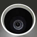 FixtureDisplays® 9.8" Diameter 11" Tall White Plant Pots, Plastic Flower Pots with Drainage Holes and Saucers for Indoor and Outdoor 15747-NF by CozyNest Decor