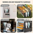 Strong Magnetic Cup Holder for Fridge, Fits Stanley 40/30/20 oz, Yeti & More, No-Drill Tumbler Organizer with Lid & Straw Storage, Kitchen & RV Space Saver(2-Piece Set) by CozyNest Decor