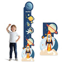 Personalized Name Growth Chart for Wall, Space Height Measurement for Wall, Children Height Chart Ruler, Portable 3D Removable Growth Chart, Wall Height Measurement for Kids by CozyNest Decor