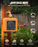 RAINPOINT WiFi Water Timer with Brass Inlet & Outlet.Only WiFi Sprinkler Timer, No WiFi Hub.Must Use with 2.4Ghz WiFi and TWG004WRF WiFi Hub (Lot Number After 202108) by GreenHaven Gardens