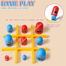 Tic Tac Toe Strategic Board Game for Kids and Family,Party Tabletop Games, Strategy Head to Head Games,Friendly Educational Board Game, Suitable Party 2 Players Toys (1PC) by TinyTreasures Baby Boutique
