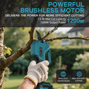Electric Pruning Shears for Makita 18V Battery, Brushless Cordless Branch Cutter Pruner with 1.5 inch Cut Capacity for Tree trimming, Shrubs, Gardening (Tool Only) by GreenHaven Gardens