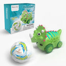 Interactive Dinosaur Toy Car, Electronic Dinosaur Car with Smart Follow Ball and Gesture Control, Rechargeable, Dino Toys for 3 Year Old Boys Girls and Toddlers,Boy Toys Age 3,4,5 and Up by TinyTreasures Baby Boutique