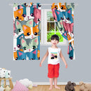 Cat Blackout Curtains for Girls - 2Pcs Cute Cartoon Cat Patterns Curtain Panels for Girls Bedroom Lovely Cats Drapes Darkening Window Curtain for Living Room Bedroom, 82" x 63" by TinyTreasures Baby Boutique