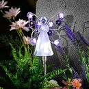 YWBL-WH 2PCS Angel Solar Lights LED Solar Garden Stake Lights Outdoor Garden Eternal Light Angel Decoration () by GreenHaven Gardens