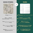 Crib Mattress Protector Pad 2 Pack - Ultra-Soft Waterproof Breathable Premium Bamboo Rayon - Noiseless Fitted Dryer Safe Cover for Crib. High Absorbency Oeko-TEX Certified MARGAUX & MAY by TinyTreasures Baby Boutique