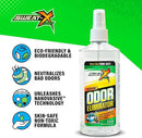 Extreme Odor Spray - Multipurpose No-Wash Deodorizer - Ideal for Shoes and Gym Clothing - Victory Scent (8 Fl Oz) - 3 Pack by CozyNest Decor