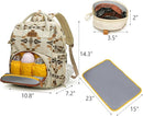Wrangler Diaper Bag Backpacks Western Backpack Purses Multi-function Baby Bags for Mom with Waterproof Changing Pad & Pacifier Case by TinyTreasures Baby Boutique
