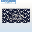 Personalized Baby Bedding Set, 5 Pcs Custom Name Crib Bedding Set, Double Layer Blue Nursery Bedding Set for Baby Boys, Woodland Deer Baby Crib Set, Gifts for Toddlers Infants New Parents by TinyTreasures Baby Boutique