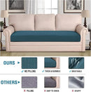 H.VERSAILTEX Super Stretch Individual Seat Cushion Covers Sofa Covers Couch Cushion Covers Slipcover Sets Thick Jacquard Textured Twill Fabric (1 Piece Sofa Cushion Cover, Deep Teal) by CozyNest Decor