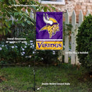 WinCraft Minnesota Vikings Garden Flag with Stand Holder by GreenHaven Gardens