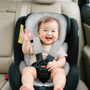 Infant Car Seat Insert for Newborn Girls Boys, Summer Mesh Baby Carseat Head Support with Strap Pads, Soft Reversible Baby Car Seat Insert Cushion Pad for Car Seat, Stroller, Bouncer, Swing, Gray by TinyTreasures Baby Boutique