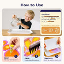 Marbling Paint Art Kit for Kids, Arts and Crafts Set for Girls & Boys Ages 8-12, Craft Kits with 16ml-12pcs & 25 Papers, Art Supplies, Birthday Gifts & Creative Toys for Kids Age 8 9 10 Year by TinyTreasures Baby Boutique