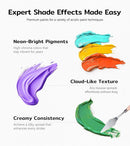 TMOL Washable Paint for Kids 42 Colors,Non-Toxic, Safe & Washable for Toddlers, Tempera Paint with Brushes, Palette & Bucket, School Project Art Supplies by TinyTreasures Baby Boutique