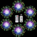 FOOING 6 Pack Firework Lights led Copper Wire Starbursts String Lights 8 Modes Battery Operated Fairy Lights with Remote,Decorative Hanging Lights for Party Patio Bedroom Christmas Decoration by GreenHaven Gardens