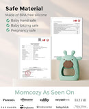 Momcozy Glow Baby Kit, Baby Shower & Registry Essential Kit for Grooming & Cleansing Care, Includes Electric Nail File, Teether, Bath Brush, Cradle Cap Brush,Comb, Finger Toothbrush,Newborn Must-Have by TinyTreasures Baby Boutique