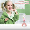 U-Shaped Toothbrush for Kids Ages 2-7，Soft Food-Grade Silicone for Sensitive Gums，360° Teeth Cleaning Design，Training & Travel-Friendly Toddler's Toothbrush (Pink) by TinyTreasures Baby Boutique