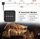 6 Pack Solar String Lights Outdoor, 600 LED Extra-Long 236Ft Solar Lights Outdoor with 8 Lighting Modes, IP65 Waterproof for Garden, Patio, Xmas, Balcony, Tree, Wedding, Party Decor (Warm) by GreenHaven Gardens