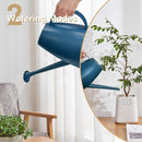 Watering Can for Indoor Outdoor Plants, Modern Small Watering Cans with Removable Nozzle, Long Spout Watering Can for Indoor Bonsai Plants Garden Flowers 1/2 Gallon 1.8L 60OZ (Dark Blue) by GreenHaven Gardens