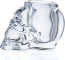 Diamond Star Glass Candle Holder Skull Halloween Tealight Candle Holder Decorative Votive Candle Holders for Home Party (clear) by CozyNest Decor