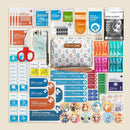 EVERLIT Care Rescue Pack | Family-Friendly First Aid Kit for Kids with 200 Pcs Medical Supplies | Travel-Friendly Compact Storage Bag for Home, Car, Travel, Camping, Adventure (Rainbow) by TinyTreasures Baby Boutique