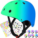 Color Gradient Adjustable Kids Bike Helmet Toddler Skateboard Helmets Boys Girls Child Ventilation Helmet for Multi-Sports Skating Cycling Scooter Balance by TinyTreasures Baby Boutique