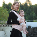 Momcozy Baby Carrier with Hip Seat, 2-in-1 Forward-Facing Carry for Active Babies, Detachable Hands-Free Carrier up to 44lbs, Breathable Infant Carrier Fits Waist Sizes up to 45 Inches, AirMesh Pink by TinyTreasures Baby Boutique