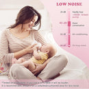 Lulia Double Electric Breast Pump, Breastfeeding Pump 4 Modes & 9 Levels, Low Noise, Anti-Backflow & LED Display, BPA Free, Portable Breast Pumps with 10 Breastmilk Storage Bags and 24mm Flange by TinyTreasures Baby Boutique