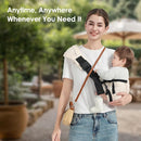 Toddler Sling Carrier, Easy to Wear Baby Carrier Sling 7-40 lbs, Adjustable Lightweight Baby Wrap Sling, Perfect Toddler Hip Carriers One Size Fits All, Beige Mesh by TinyTreasures Baby Boutique