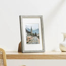Vittanly 8x12 Picture Frames Set of 9, Shatter Resistant Plexiglass, Display 6x8 Pictures with Mat or 8x12 without Mat, Photo Frames for Wall or Tabletop, Engineered Wood, Grey by CozyNest Decor