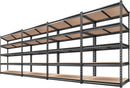 REIBII 2000LBS Garage Shelving Heavy Duty 72''H Storage Shelves 5 Tier Heavy Duty Shelving, Adjustable Metal Shelves for Garage Pantry Closet Kitchen Basement 35.5" W x72 H x 15.8" D, 4 Pack by GreenHaven Gardens