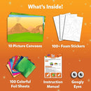 Skillmatics Foil Fun - Dinosaurs, No Mess Art for Kids, Craft Kits & Supplies, DIY Creative Activity, Travel Toys, Gifts for Boys & Girls Ages 4, 5, 6, 7, 8, 9 by TinyTreasures Baby Boutique