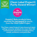Breast Pump Wipes by Dapple Baby, Hypoallergenic & Powered by Plants, Removes Milk Residue, Leaves No Taste, Convenient Wipes Pouch, Fragrance Free, 25 Count (Pack of 1) by TinyTreasures Baby Boutique