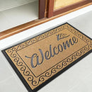Yimobra Welcome Mat Outdoor Indoor, Waterproof Heavy Duty Front Door Mat Outside Entrance, Extra Sturdy Non-Slip Doormat, Low Profile, Dirt Trapping, 36x24 Inches, Yellow by CozyNest Decor