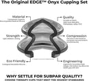 Silicone Cupping Therapy Set Professional Massage Cupping Cups for Cupping Therapy 4 Cup Kit for Massage, Myofascial Release, Cellulite Reduction (Lure Onyx) by CozyNest Decor