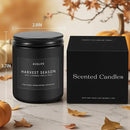 Fall Candle - Harvest Season Scented Candles, Fall Soy Candle for Home Decor, 7 oz Natural Soy Wax – Long-Lasting Autumn Candles, Aromatherapy Gift for Women & Thanksgiving, 7oz by CozyNest Decor