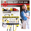 WallPeg Pegboard Kit - 4 Each 24"x16" White Pegbaord Panels - Made in The USA by GreenHaven Gardens