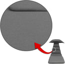 Weatherproof Replacement Cushion Pad and Umbrella for Hanging Lounge Chair Outdoor Chaise Hanging Hammock Chair - Long-Lasting, Fade-Resistant, Quick-Dry, Outdoor Lounge Replacement Set (Gray) by GreenHaven Gardens