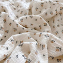 BuLuTu Cotton Muslin Kids Toddler Pillowcase with Cute Rose Flowers Super Soft Standard Nursery Pillowcase for Boys,Girls,Bedding Decor Machine Washable, Durable Pillowcase,1 Piece by TinyTreasures Baby Boutique