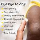 Bubbsi Whipped Coconut Oil Baby Lotion for Eczema, Dry Skin, Baby Acne, KP | Organic Coconut Oil, Shea Butter, Vitamin E | Light, Natural Scent | EU Compliant, Vegan (Refill Pouch, 32oz) by TinyTreasures Baby Boutique