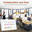 Digital Calendar 15.6 Inch, Electronic Calendar Chore Family Schedules, Smart Weekly and Monthly Planner, 1920 * 1080P IPS Touchscreen Interactive Display - Wall Mount White by TinyTreasures Baby Boutique