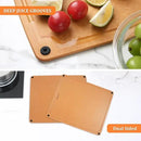 Large cutting boards for kitchen dishwasher - 2PC cutting board set double-sided with Non-Slip Feet and Juice Groove Composite chopping board for kitchen knife Friendly XL(18.8")+L(14.5") by CozyNest Decor