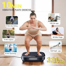 Vibration Plate Exercise Machine for Lymphatic Drainage, 2025 Advanced Triple Motors Vibrating Equipment for Weight Loss, Whole Body Workout with Magnetic Acupoints, Gym Home Shake Board for Fitness by CozyNest Decor