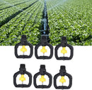 Pwshymi Garden Irrigation Misting Nozzles, 12PCS Plastic Spray Nozzle, Rotating Irrigation Sprinklers Atomizing Rotating Irrigation Spray Nozzles with G1/2 Male Thread for Garden Yard Lawn by GreenHaven Gardens
