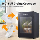 CTT Boot Dryer for Work Boots, Shoe Dryer for Sneakers, Gloves, Helmet & Boxing Glove, Electric Boot Dryer with Pull-out Detachable Rack, 3 Drying Mode, Timer, Auto-shut Off by CozyNest Decor